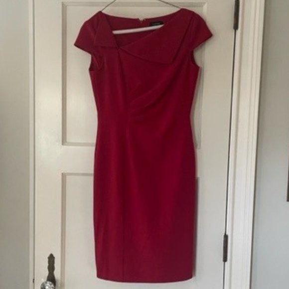 Tahari Red Dress - Picture 1 of 3
